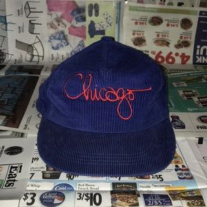 Vintage Corduroy Chicago ball cap